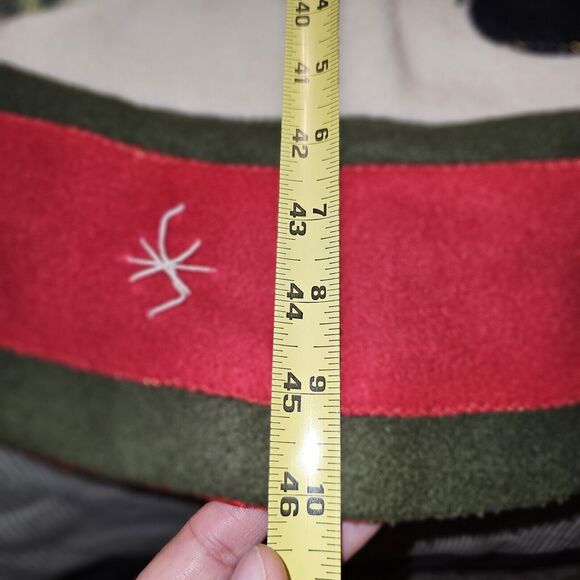 3D Quilted Applique Frosty The Snowman Christmas Tree Skirt Holiday Decor Cheery - Picture 6 of 6